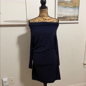 H&M Navy Long Sleeve Dress